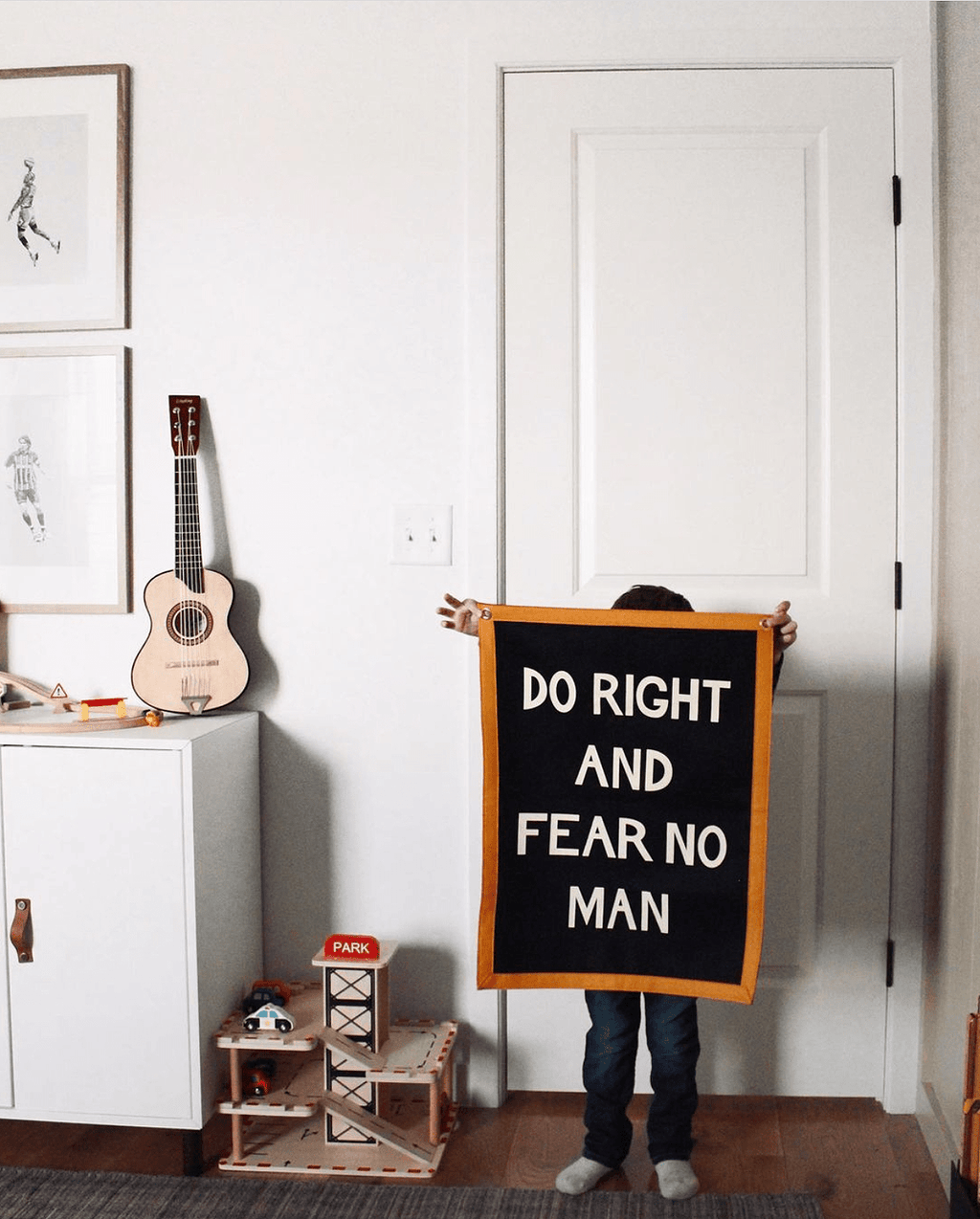 Do Right And Fear No Man Camp Flag